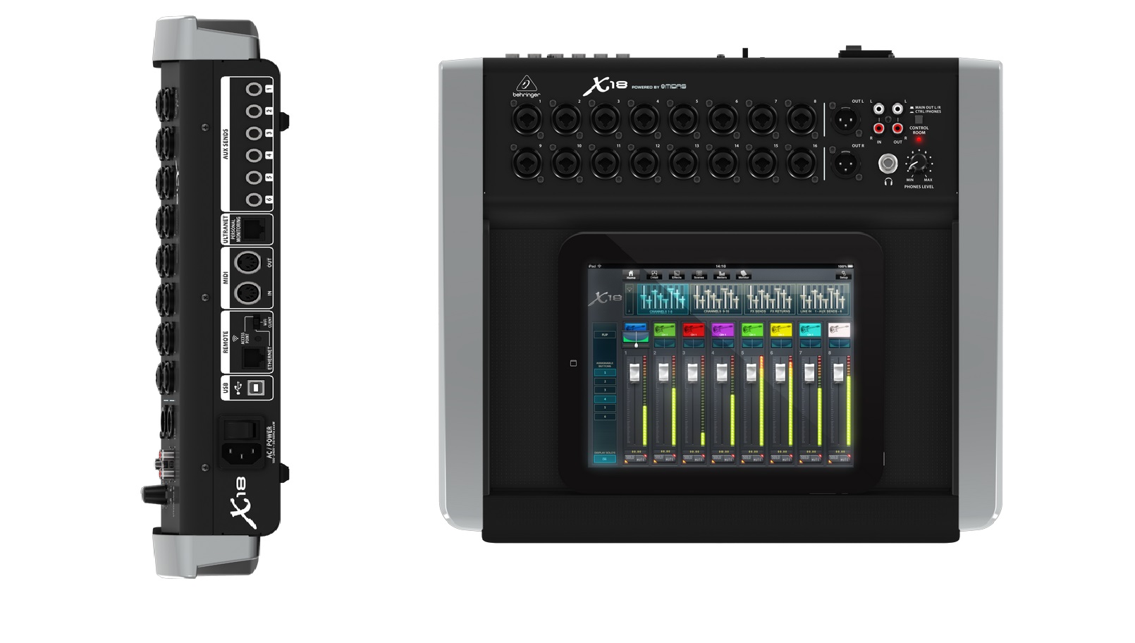 Behringer X18 - цифровой микшер для iPad - CAMAPA MUZmagazin ru