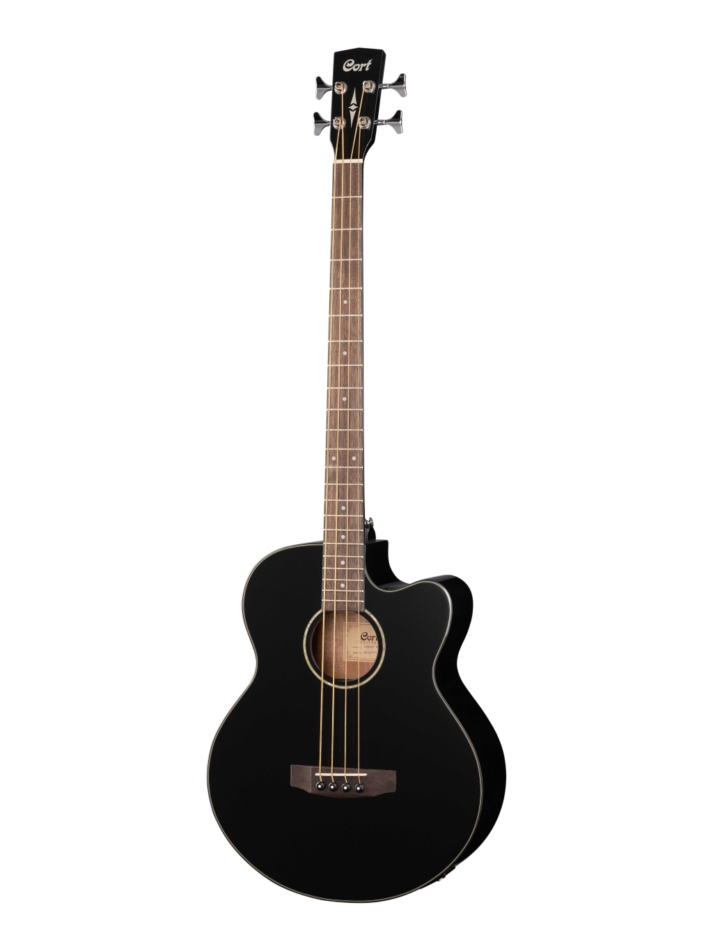 Cort AB850F-BK-BAG Acoustic Bass Series Электро-акустическая бас-гитара