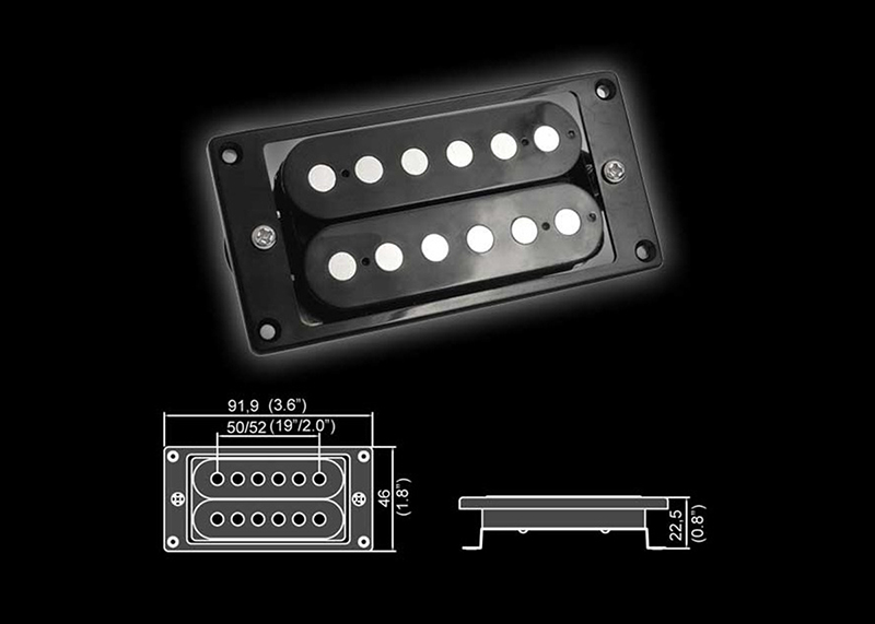 Belcat BH-24Bridge-BK Звукосниматель магнитный