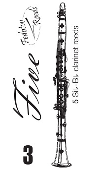 FedotovReeds FR25C002 Five Трости для кларнета No 3 (5шт)