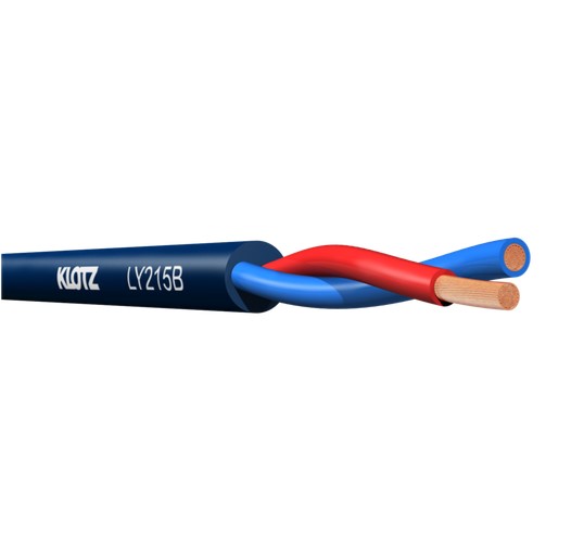 Klotz LY215B.100 Кабель акустический биаксиальный 2х1