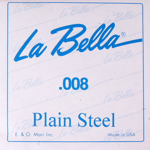 La Bella PS008 Отдельная стальная струна без оплетки