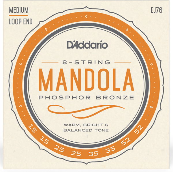 D'Addario EJ76 Комплект струн для мандолы