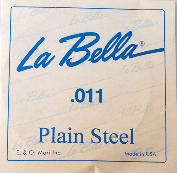 La Bella PS011 Отдельная стальная струна без оплетки