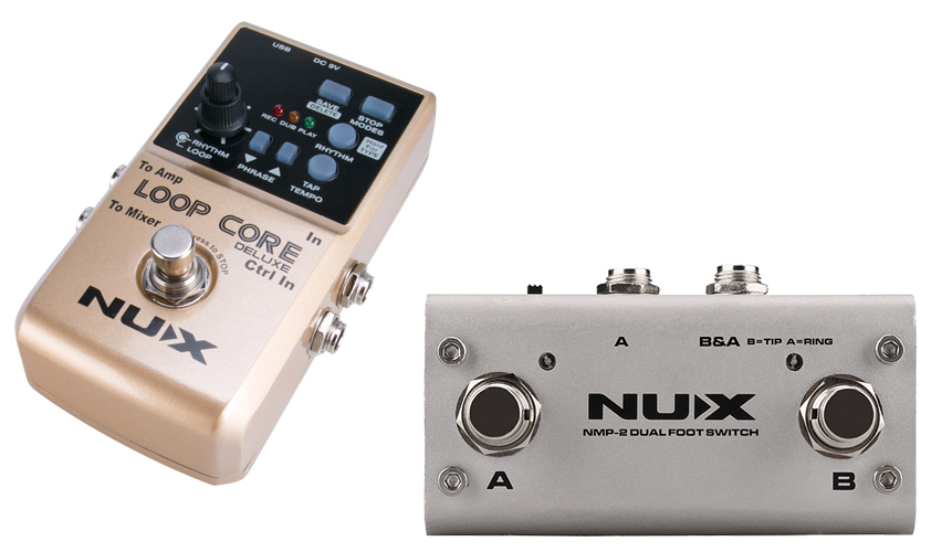 Nux Loop-Core-Deluxe-Bundle Комплект Педаль эффектов + ножной переключатель