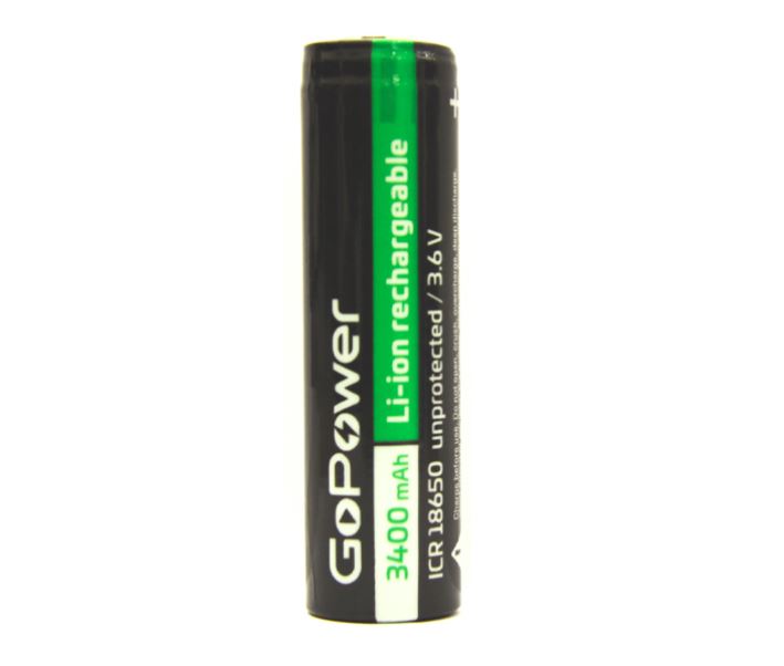 GoPower 00-00015349 Аккумулятор бытовой 18650 Li-ion