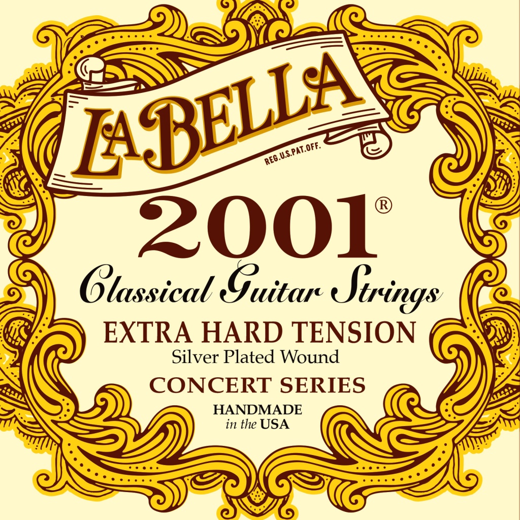 La Bella 2001EH Extra Hard Комплект струн для классической гитары