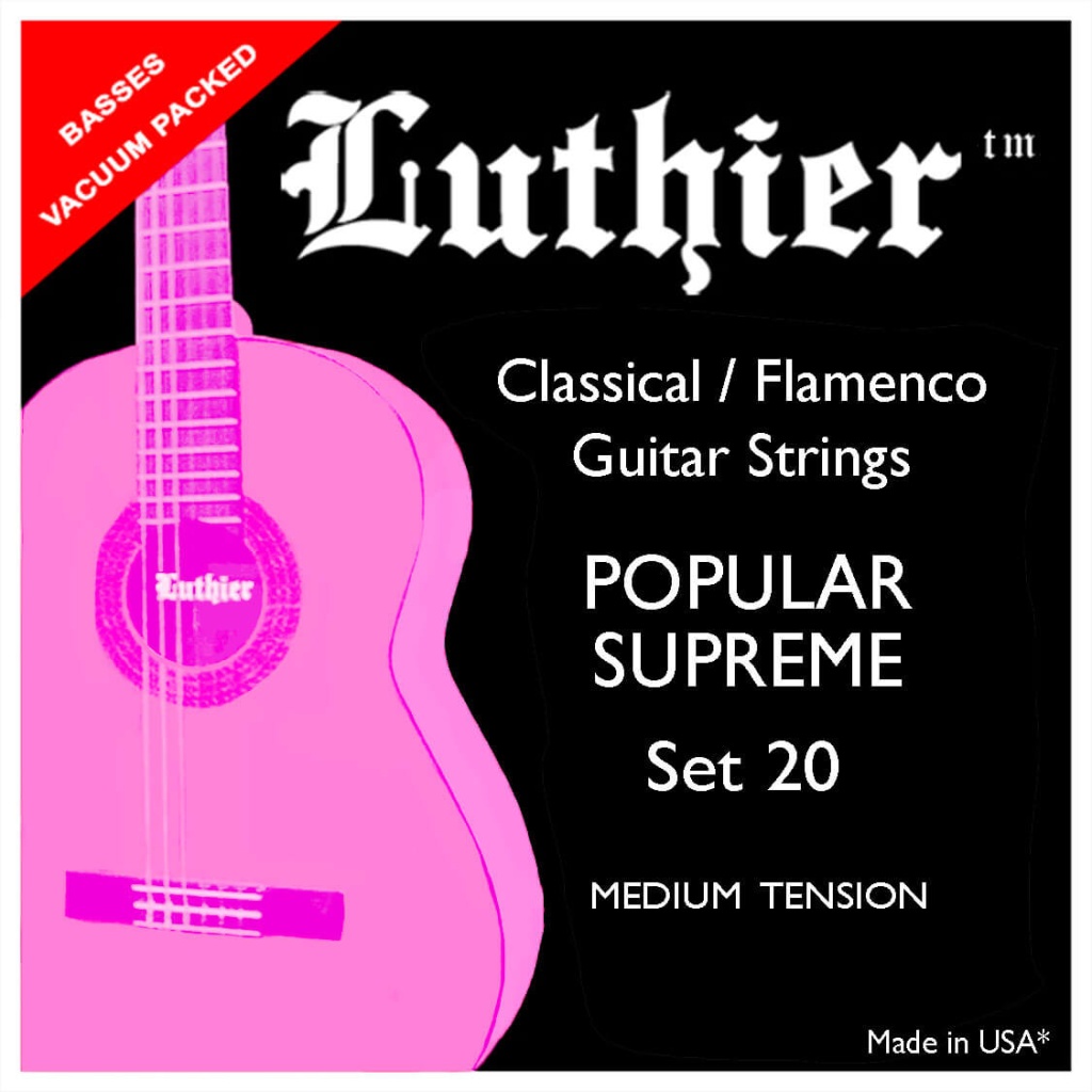 Luthier LU-20 Комплект струн для классической гитары