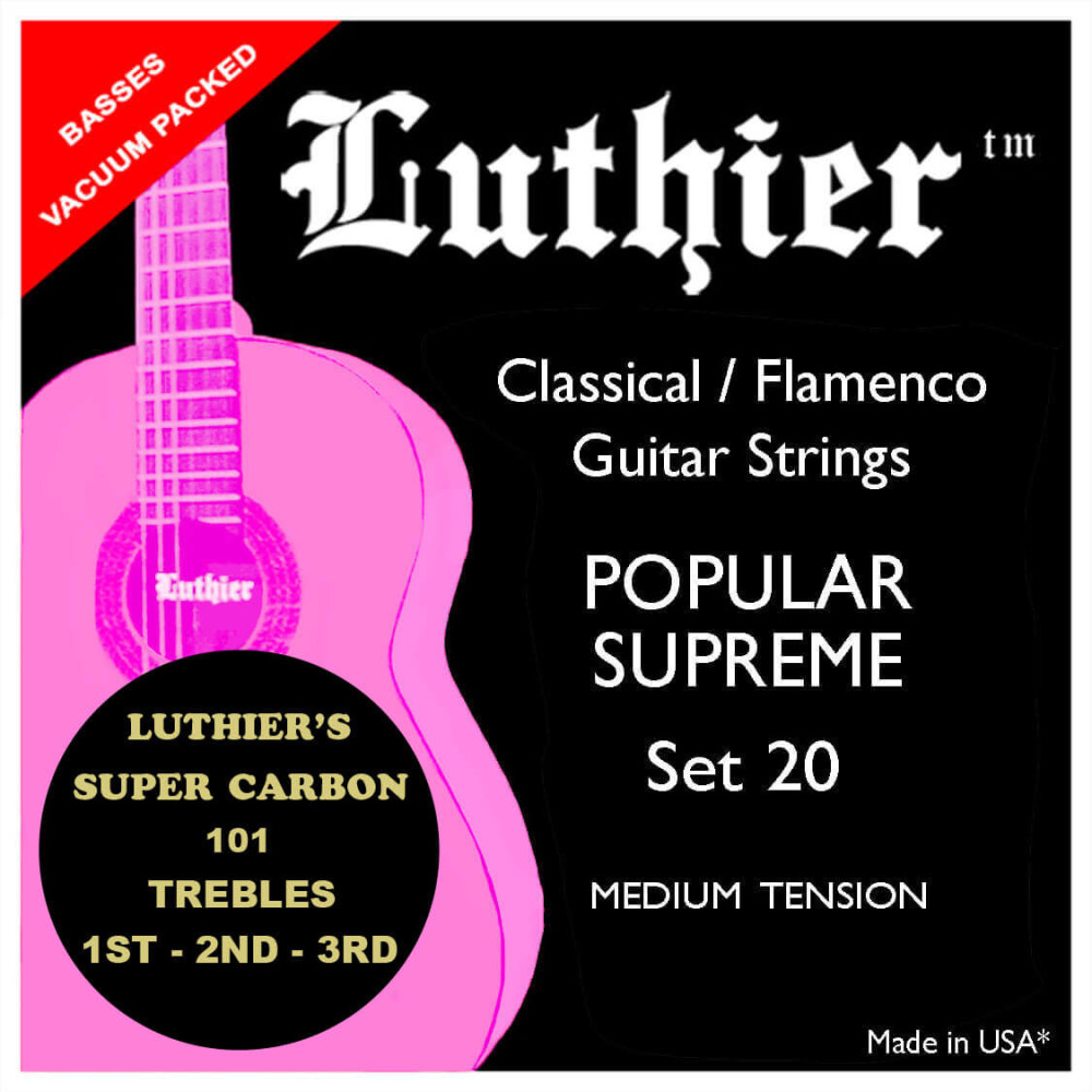 Luthier LU-20SC Комплект струн для классической гитары