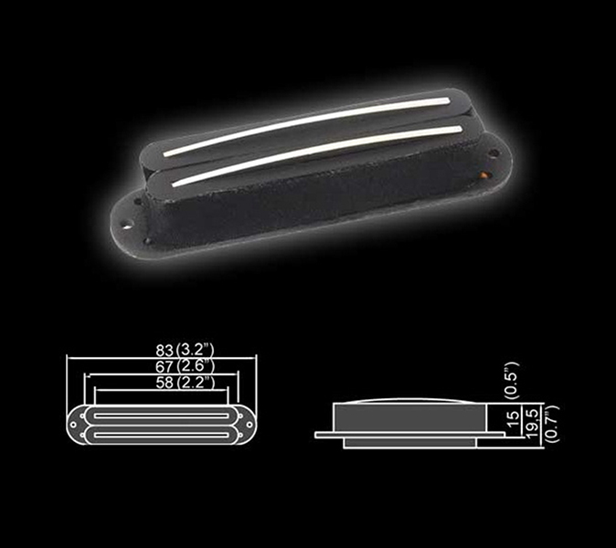 Belcat BHS-94ABridge-BK Звукосниматель магнитный