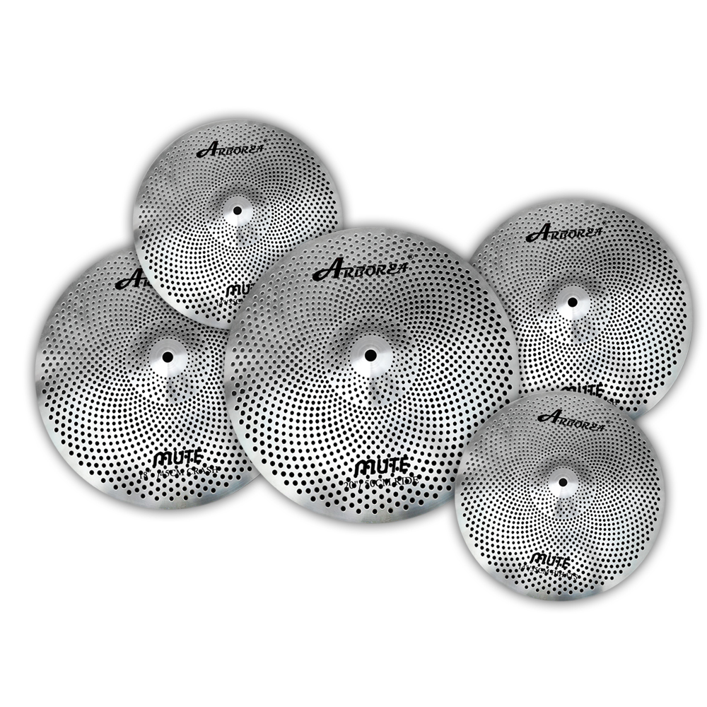 Arborea SM14161820SET Mute Silver Комплект тарелок с уменьшенной громкостью звучания 14