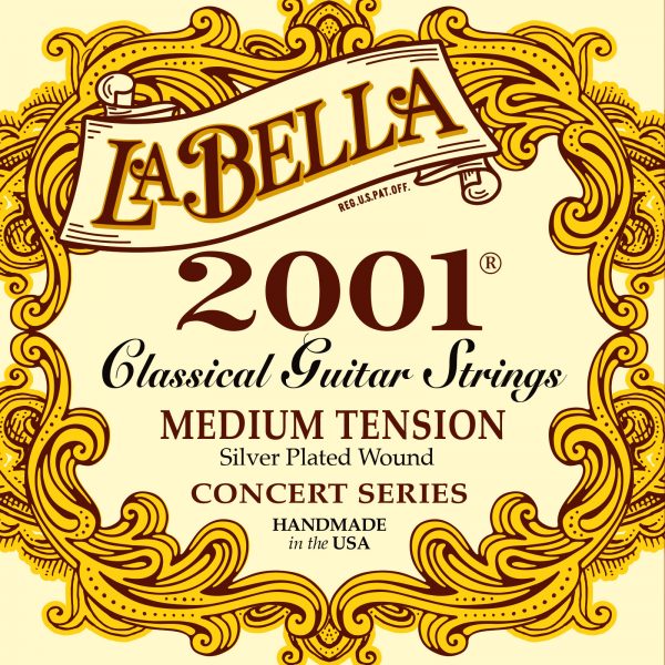 La Bella 2001MED-BULK-24 Струны для классической гитары