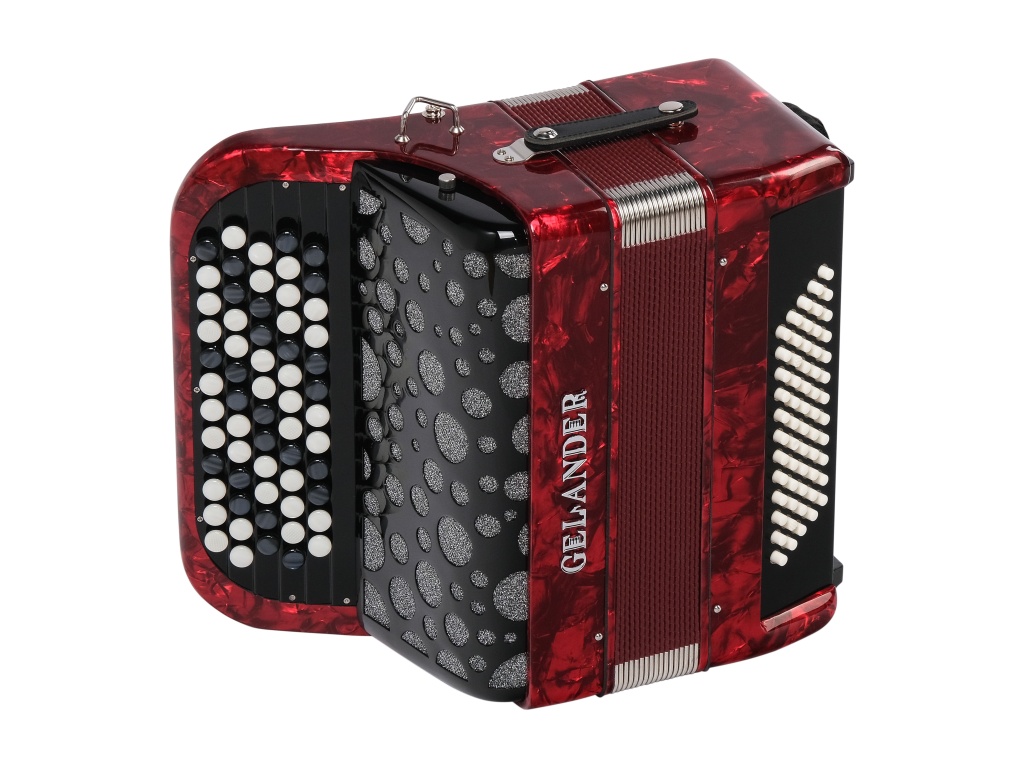 Gelander GH5060-RED Кнопочный аккордеон 62/60