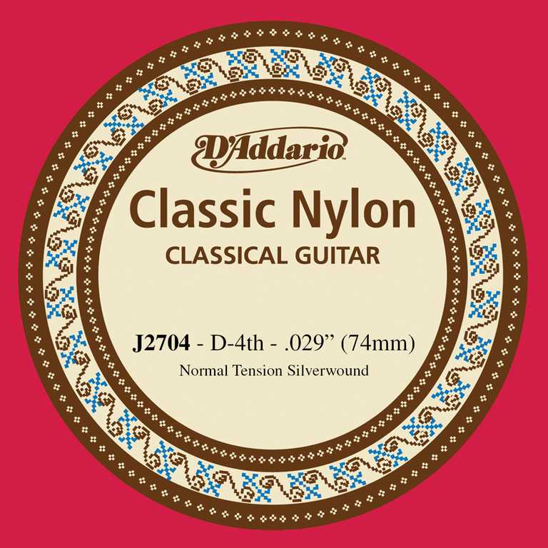 D'Addario J2704 Classical Отдельная 4-ая струна для классической гитары