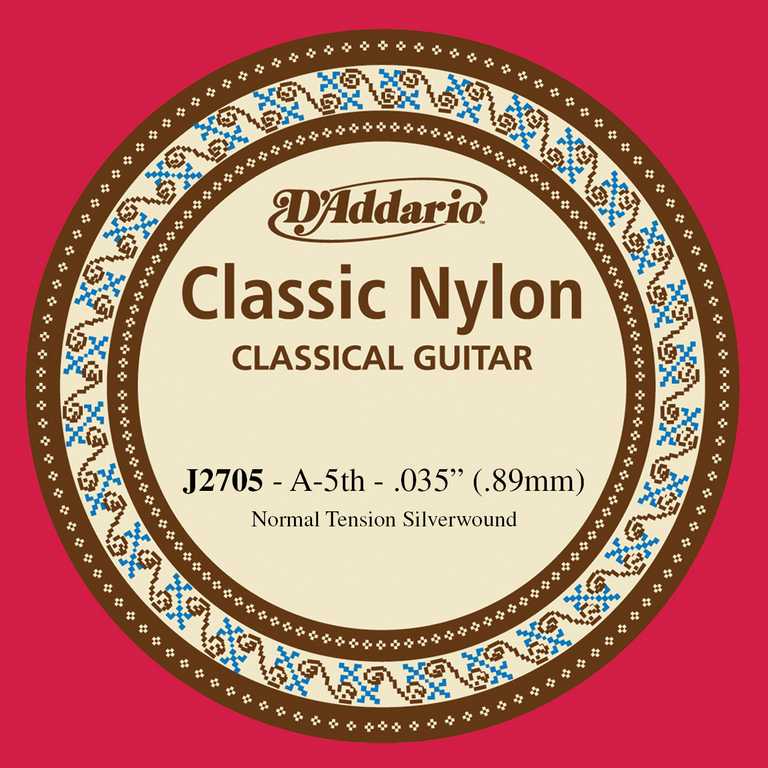 D'Addario J2705 Classical Отдельная 5-ая струна для классической гитары