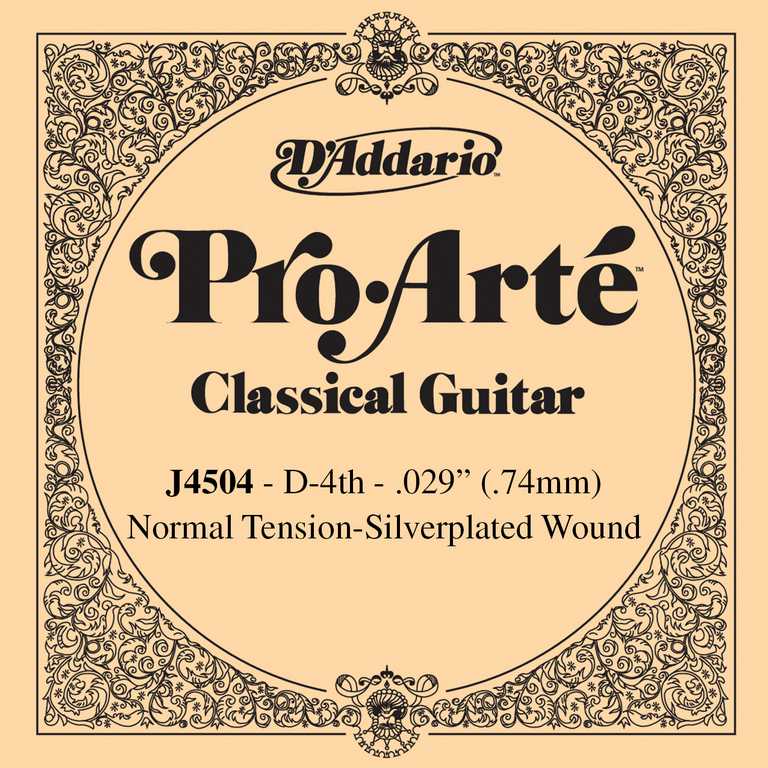 D'Addario J4504 Pro-Arte Отдельная 4-ая струна для классической гитары
