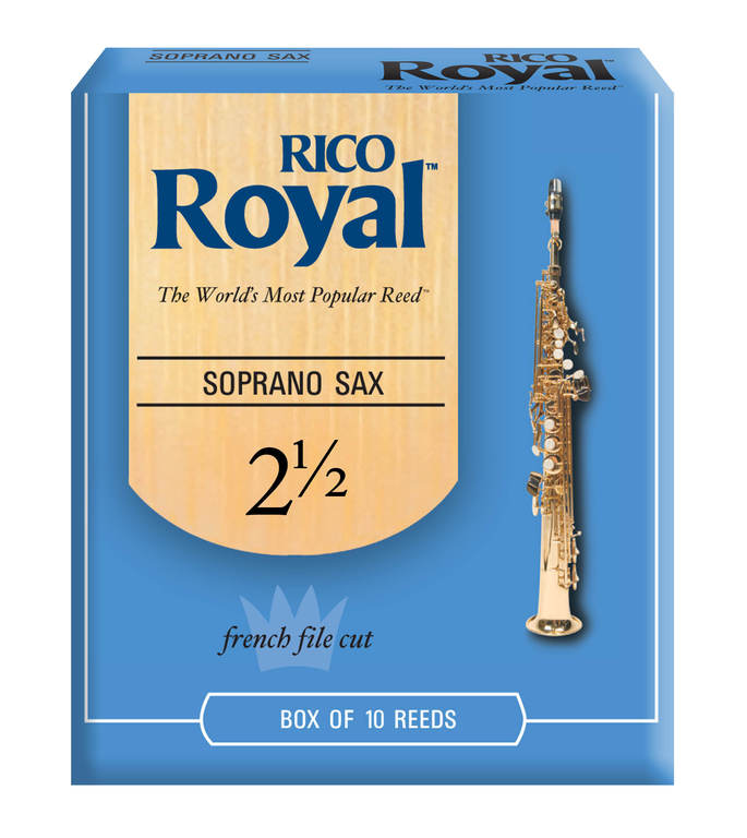 D'Addario Woodwinds Rico RIB1025 Rico Royal Трости для саксофона-сопрано