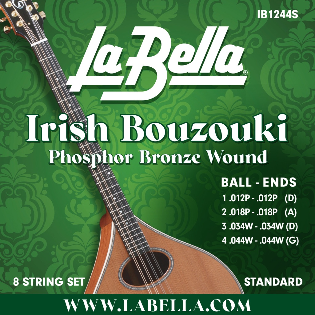La Bella IB1244S Комплект струн для ирландского бузуки