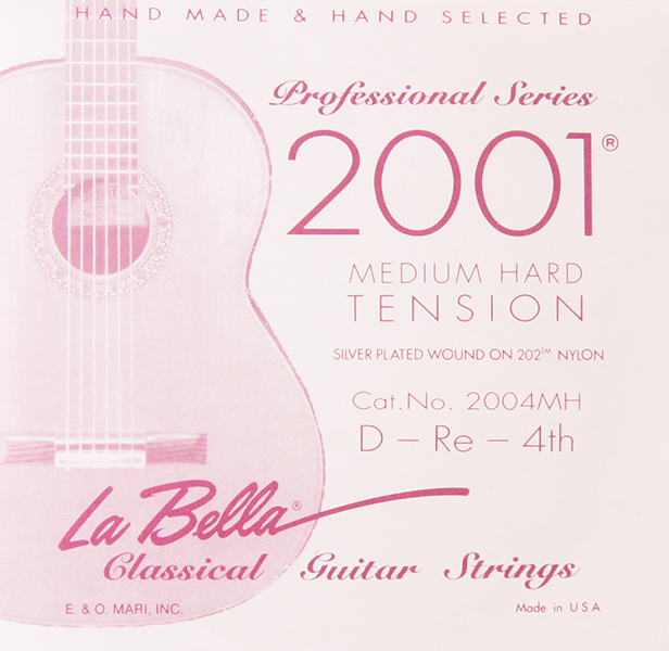 La Bella 2004MH Отдельная 4-я струна для гитары посеребреная La Bella