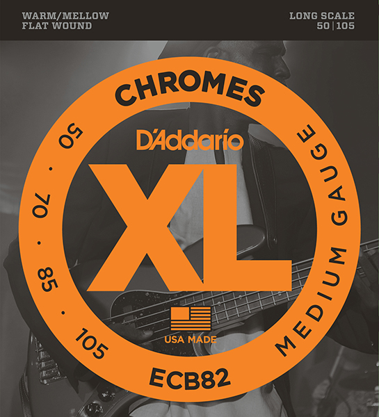 D'Addario ECB82 Chromes Комплект струн для бас-гитары