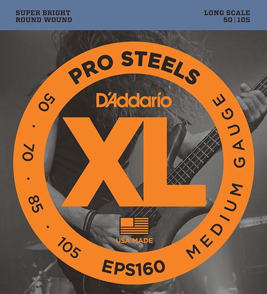 D'Addario EPS160 ProSteels Комплект струн для бас-гитары