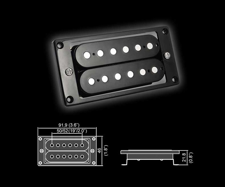 Belcat BH-22Bridge-BK Звукосниматель магнитный