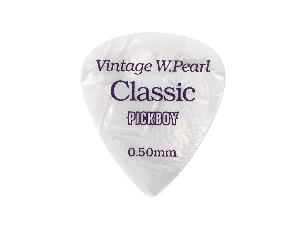 Pickboy GP-14/05 Celluloid Vintage Classic White Pearl Медиаторы 50шт