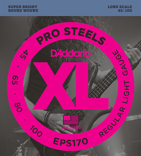 D'Addario EPS170 ProSteels Комплект струн для бас-гитары