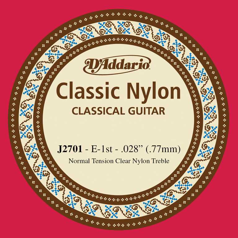 D'Addario J2701 Classical Отдельная 1-ая струна для классической гитары