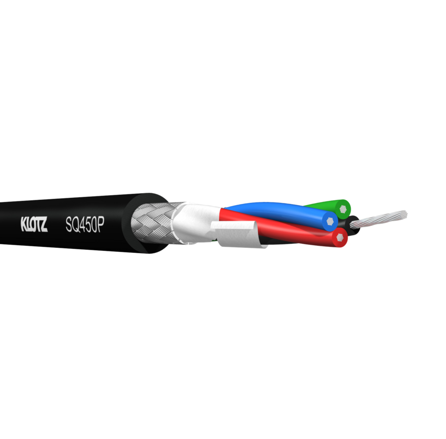 Klotz SQ450P.100 StarQuad Кабель микрофонный 4x0.50мм