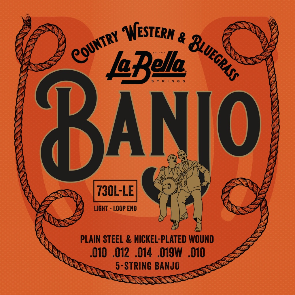 La Bella 730L-LE Banjo Комплект струн для 5-струнного банджо