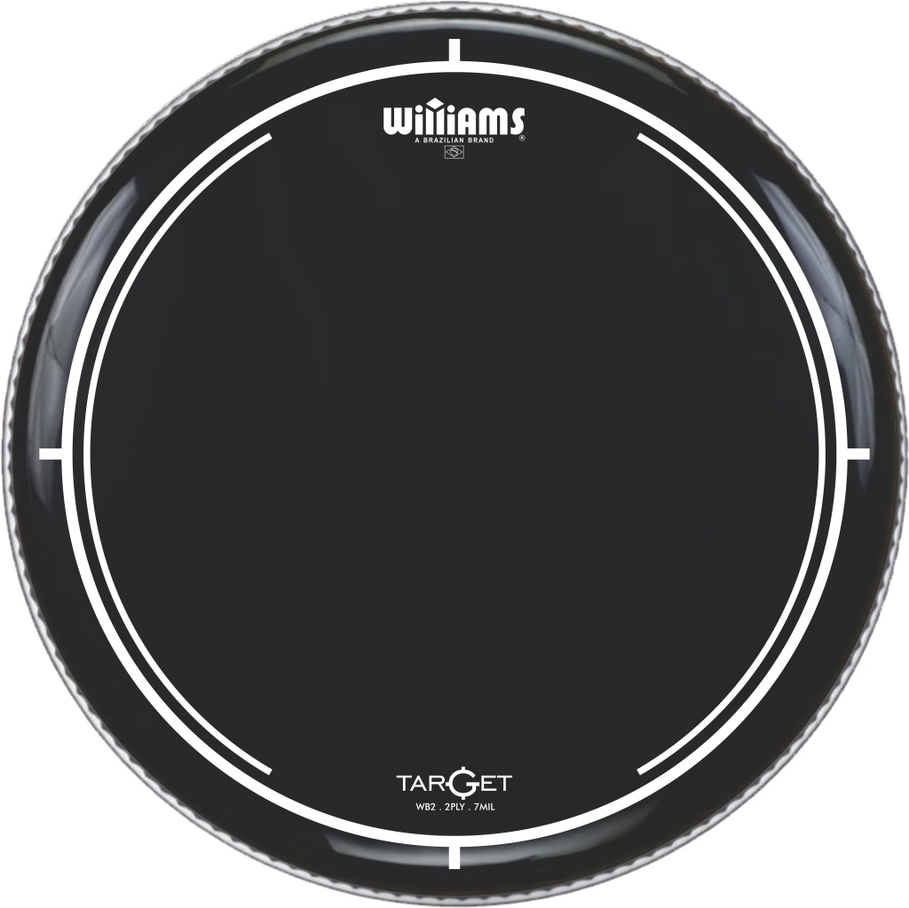 Williams WB2-7MIL-06 Target Series Black Пластик для том-барабана 6