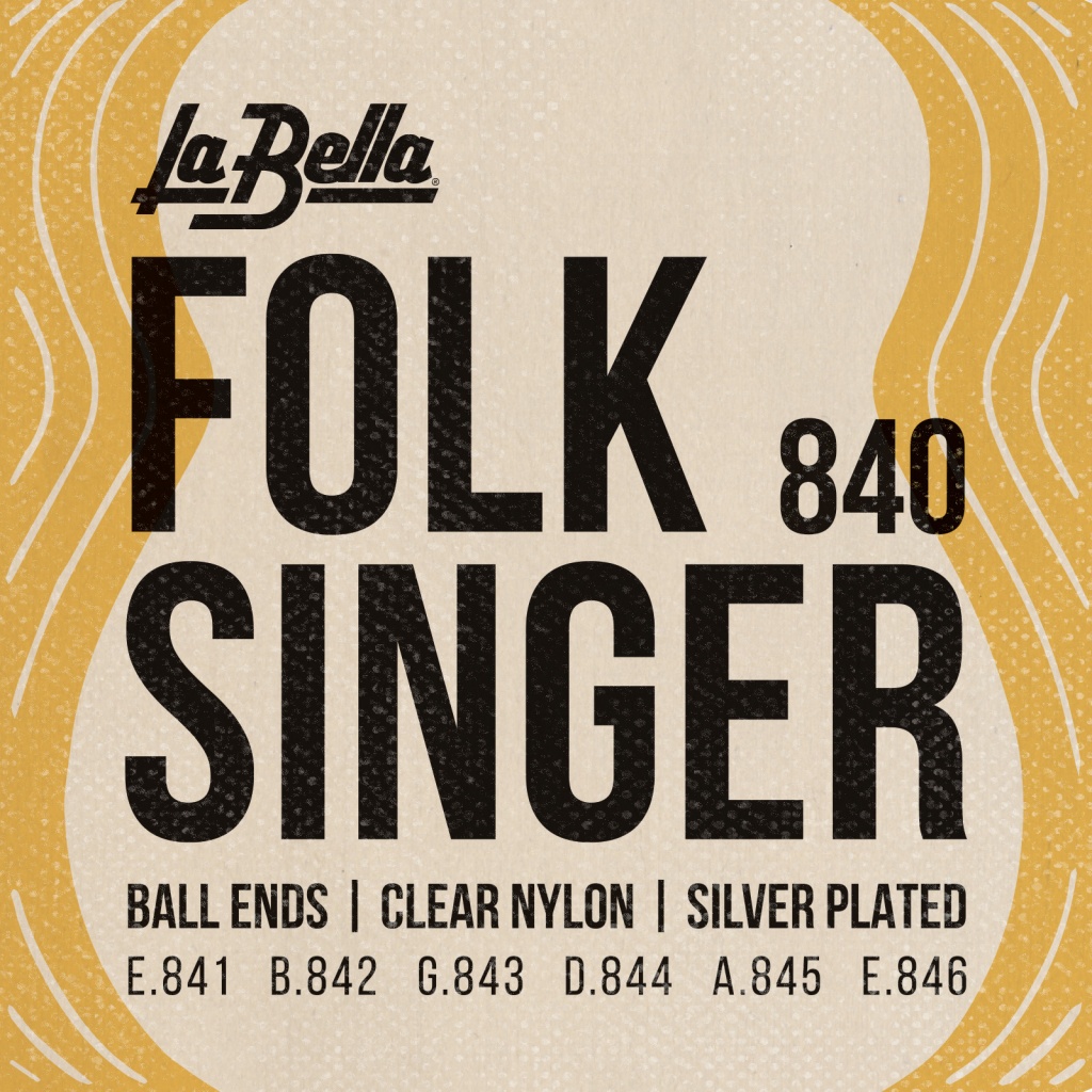 La Bella 840 Folksinger Комплект струн для классической гитары