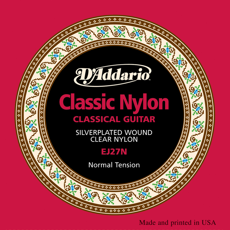 D'Addario EJ27N CLASSIC Струны для классической гитары нейлоновые Student Normal D`Addario