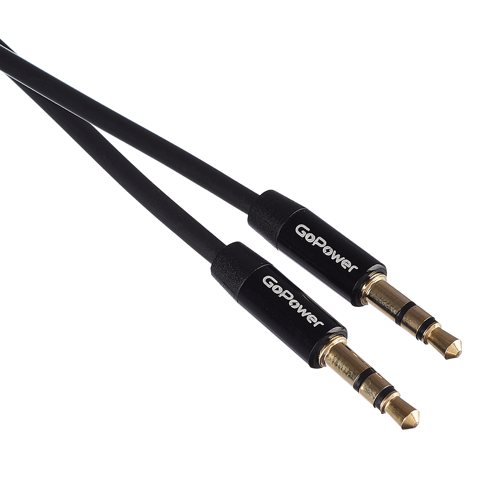 GoPower 00-00027478 Кабель AUX 3.5мм (m)- 3.5мм (m)