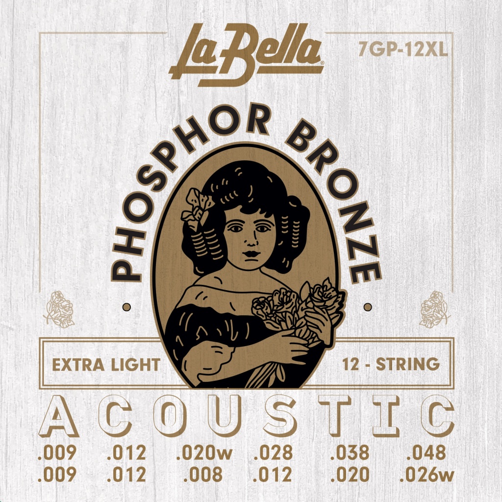 La Bella 7GP12XL Комплект струн для 12-струнной акустической гитары