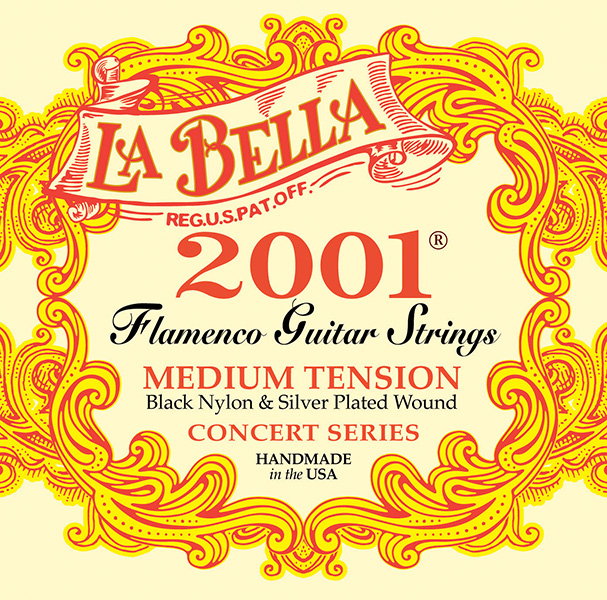 La Bella 2001FM-Flamenco-Medium Комплект струн для фламенко гитары