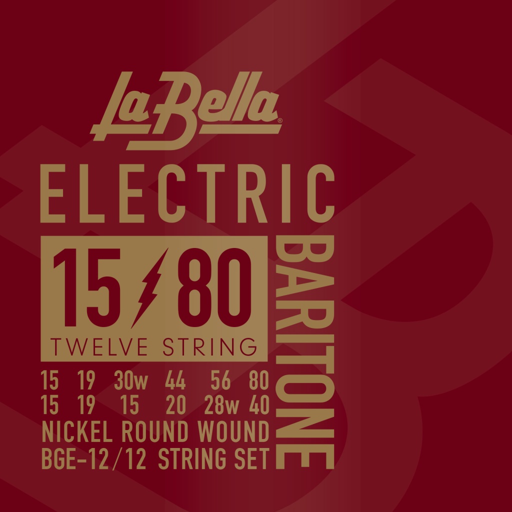 La Bella BGE-12 Комплект струн для 12-струнной электрогитары баритон