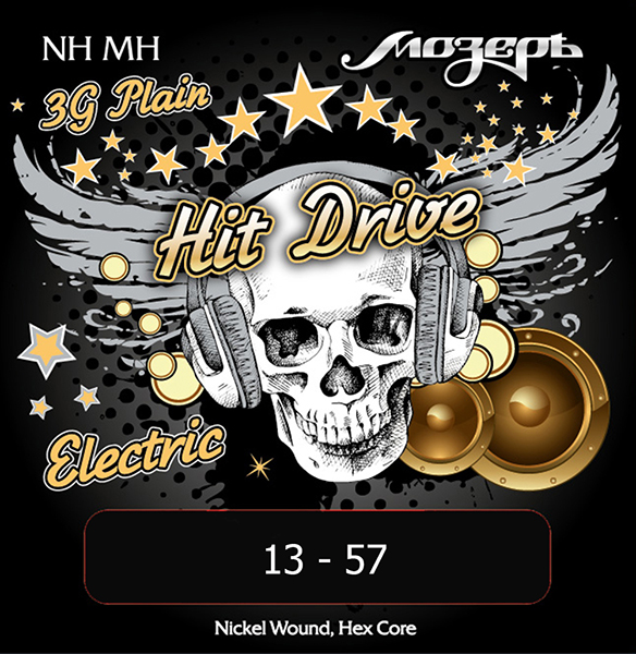 Мозеръ NH-MH Hit Drive Комплект струн для электрогитары