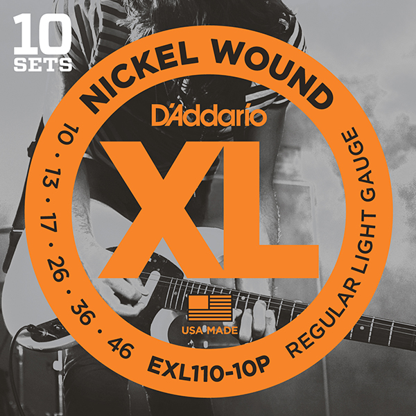 D'Addario EXL110-10P Nickel Wound Струны для электрогитары