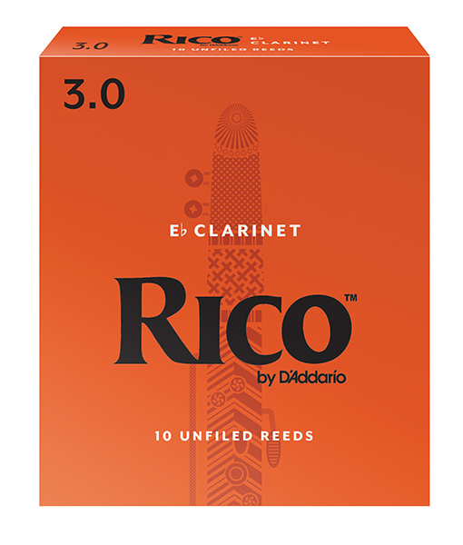 D'Addario Woodwinds Rico RBA1030 Rico Трости для кларнета Eb