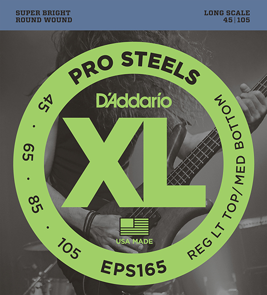D'Addario EPS165 ProSteels Комплект струн для бас-гитары