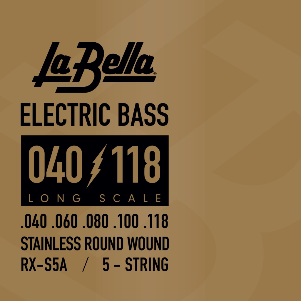 La Bella RX-S5A RX – Stainless Комплект струн для 5-струнной бас-гитары