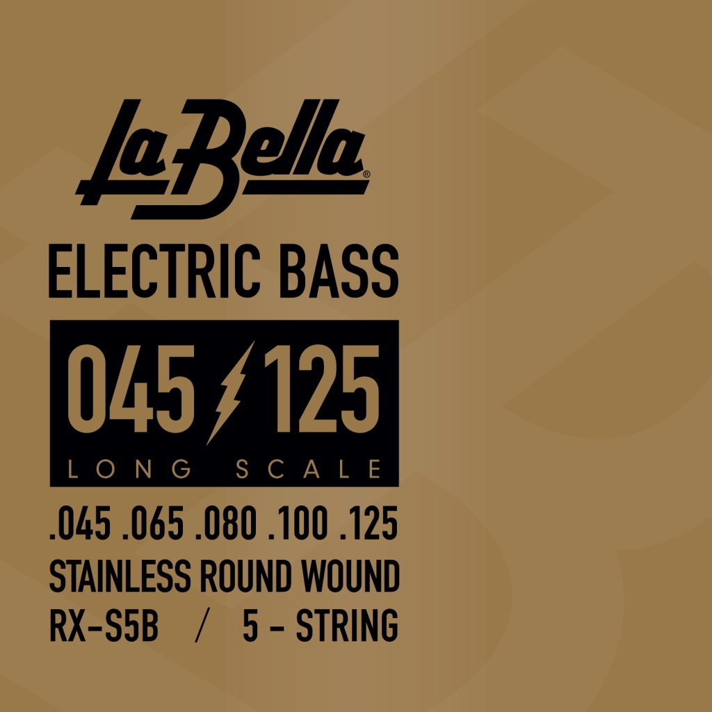 La Bella RX-S5B RX – Stainless Комплект струн для 5-струнной бас-гитары