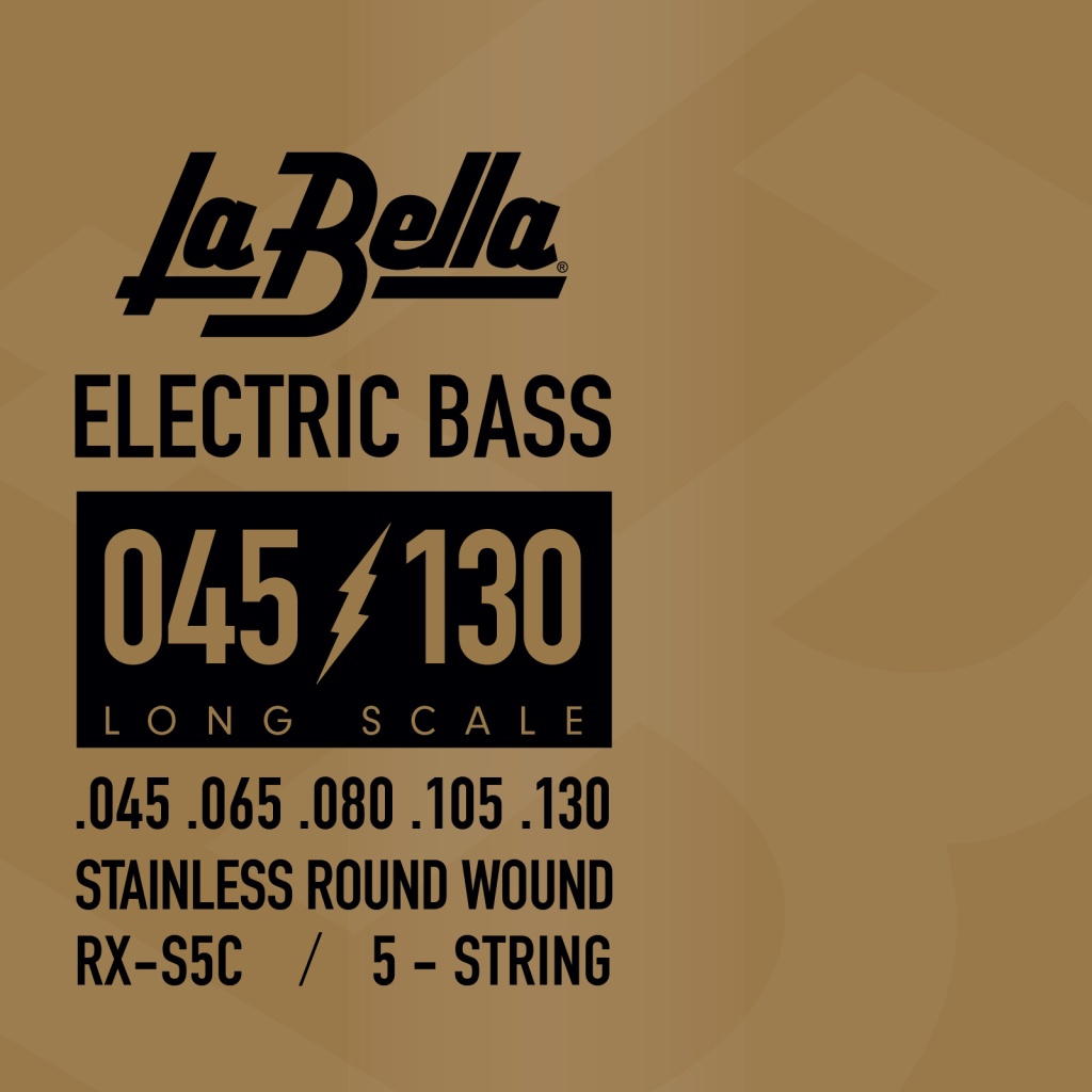 La Bella RX-S5C RX – Stainless Комплект струн для 5-струнной бас-гитары