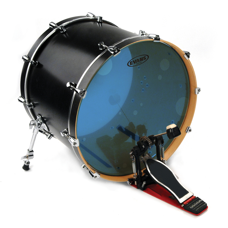 Evans BD22HB Hydraulic Blue Пластик для бас-барабана 22