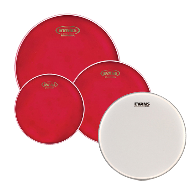 Evans EPP-HRUV1-S Hydraulic Red Standard Набор пластиков для малого и том барабана (12
