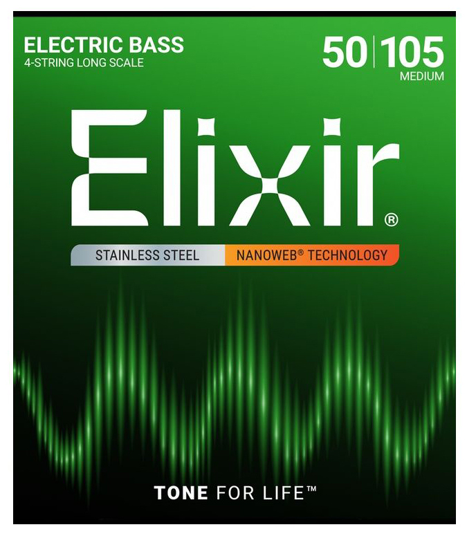 Elixir 14702 NANOWEB Комплект струн для бас-гитары