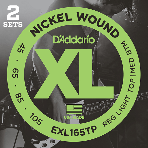D'Addario EXL165TP Nickel Wound Струны для бас-гитары