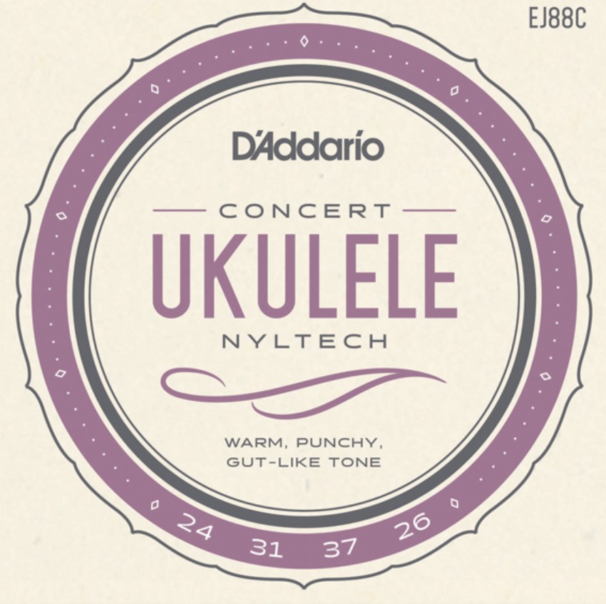 D'Addario EJ88C Комплект струн для концертного укулеле